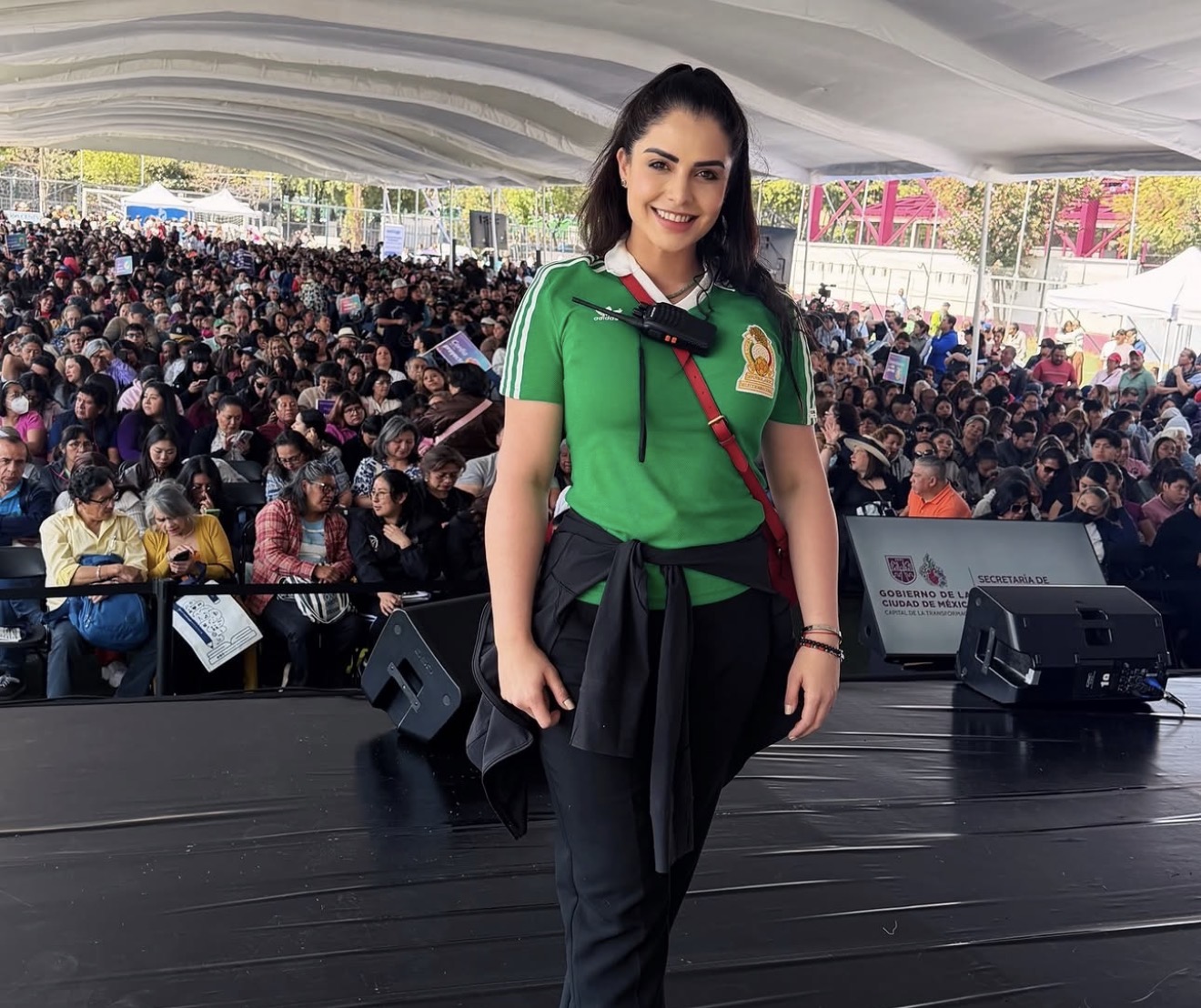 Geraldine Masso on stage